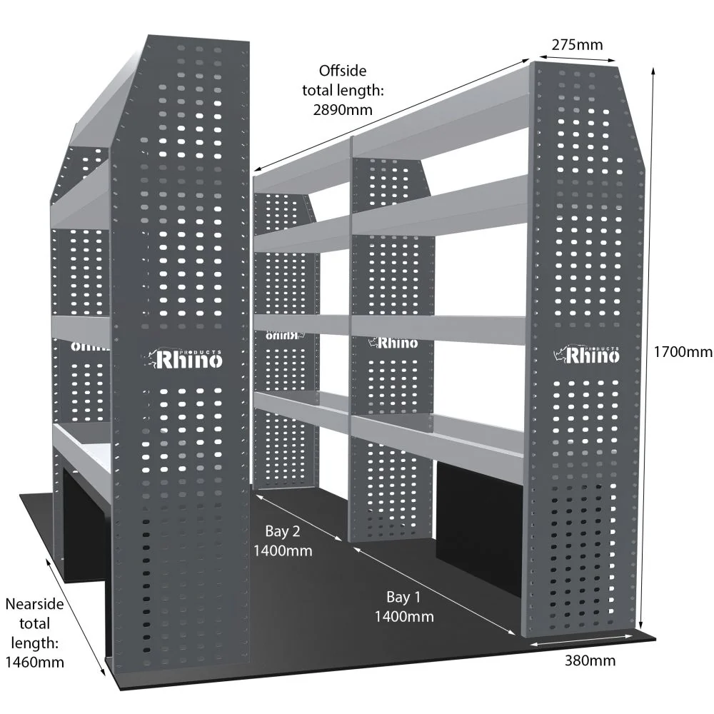 Rhino Van Racking Volkswagen Crafter 2006-2017 - Image 27